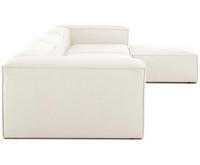 Sofa sectionnel modulaire de haute qualité de salon de tissu blanc de conception simple pour l'hôtel