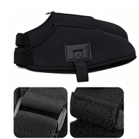 Couvre-embouts de chaussures de ski ajustables personnalisés en néoprène coupe-vent, manchons de protection chauds pour chaussures de ski alpin et de snowboard
