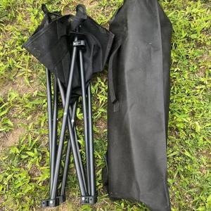 Chaise de camping pliante en maille respirante, légère, couleur kaki, avec sac de transport - Product Image 4