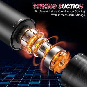 Aspirateur de voiture sans fil haute puissance, souffleur de poussière électrique USB sans fil, portable, pour clavier d'ordinateur, alimentation par batterie - Product Image 2