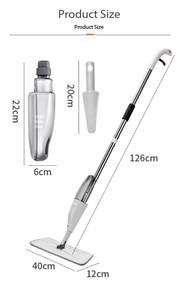 Bestseller 360 °   Scopa Spray Rotante <span class=keywords><strong>con</strong></span> Bottiglia Ricaricabile da 350ml, Spedizione Entro 48 Ore, per una Pulizia Rapida - Product Image 5