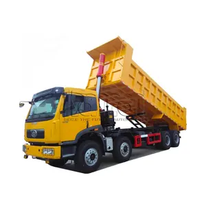 Hot Sale FAW Brand New J5P j6k J7 8X4 380Hp 450hp CNG LNG Diesel Cummins Dump Tipper Light Truck