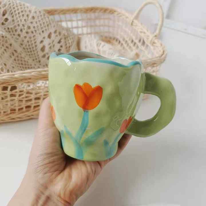 LavoHome Juego De 6 Tazas De Té Y Café Expreso Estilo Turco Con Asas, 4 12 Onzas. - Yaxa, , large