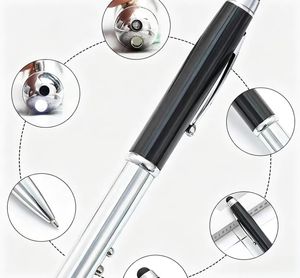 Options de logo personnalisé pour les articles promotionnels tels que les lampes LED multifonctions, les appareils à écran tactile et les stylos à bille en métal - Product Image 6