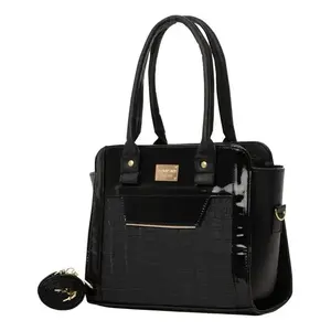 Bolsa de fútbol para mujer Fana Amira M3743, color negro, con doble asa y cierre de cremallera, ropa deportiva juvenil - Product Image 3