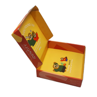 Boîte d'emballage en carton ondulé haut de gamme, personnalisable, écologique, avec impression dorée, étanche et robuste, prix négociable