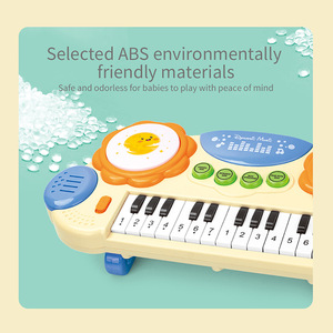 2024 mới đến bàn phím điện tử phim hoạt hình bán đa chức năng mỉm cười cụ đa chức năng trống đồ chơi âm nhạc Đồ chơi - Product Image 4