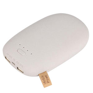 Venta DE FÁBRICA DE Shenzhen, Banco de energía USB dual con luz indicadora de energía, forma de piedra portátil, bancos de energía de 10000Mah - Product Image 2