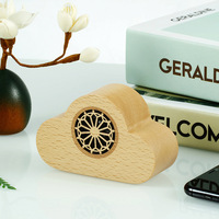 Altavoz Portátil de Madera A1, Mini Altavoz Potente para Cine en Casa, Altavoz/Subwoofer de Escritorio, Regalo Decorativo