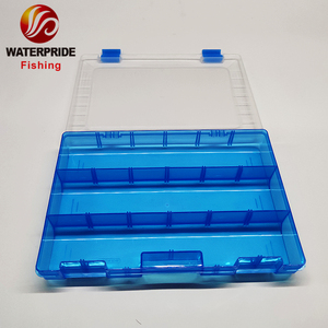 Customize Fishing Tackle Box Waterproof Lure Hook Storage Wholesale Plastic Sea Shell Box Plastic Streamer Fly Fishing Box