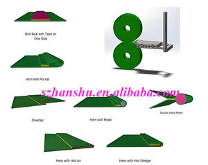 PVC vinyl nhựa Hot Air đường may niêm phong Máy hàn tần số cao nhựa thợ hàn cho inflatables Kayak thuyền lều làm - Product Image 5