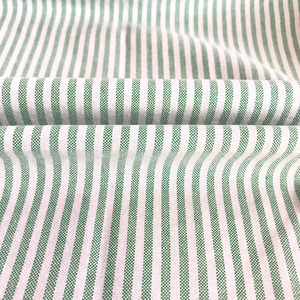 Nouveau design hommes manches longues vertical vert menthe blanc chemise décontractée rayée - Product Image 6