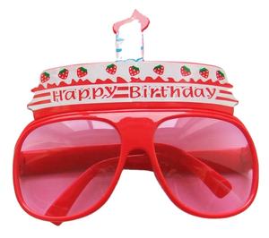 Occhiali da sole a cuore di colore rosso per ragazze forniture per feste in plastica occhiali da sole divertenti - Product Image 5