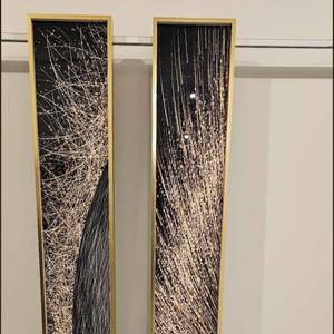 Tableau mural abstrait moderne imprimé sur toile, décoration intérieure, arts décoratifs avec cadre LED, décoration murale pour la maison - Product Image 6