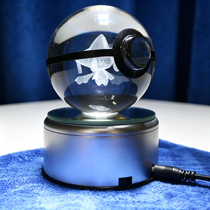 Venta al por Mayor de Esferas de Cristal K9 Pulido de Alta Calidad de 50 mm y 80 mm, Esfera de Jirachi Personalizada con Grabado Láser 3D, Regalo para Niños - Product Image 3