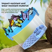 Boîte d'observation des insectes pour enfants avec loupe et outil de capture d'insectes, kit d'exploration de la nature en plein air, cage de visualisation d'insectes portable, jouet