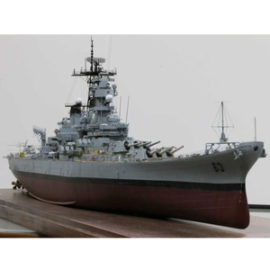 Modèle de navire de guerre américain <span class=keywords><strong>Missouri</strong></span> à l'échelle 1/350, version modernisée 1991 - Product Image 1