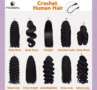 Extensions de Cheveux Humains Crochet Bruts Bouclés Crépus à Pointe Tendance Fournisseur, Extensions de Cheveux Humains Frisés Doux Effilés pour Crochet