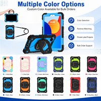 Étui antichoc 360 Armor pour Xiaomi Redmi Pad SE 8.7 2024 avec support rotatif, bandoulière, adapté aux enfants, OEM ODM