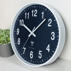12-Inch Silent Luxury High-End <strong>Clock</strong> Self-Correcting Radio <strong>Clock</strong> with Light for Living Room Chinese <strong>Code</strong> Single Face Wall <strong>Clock</strong> - Product Image 1