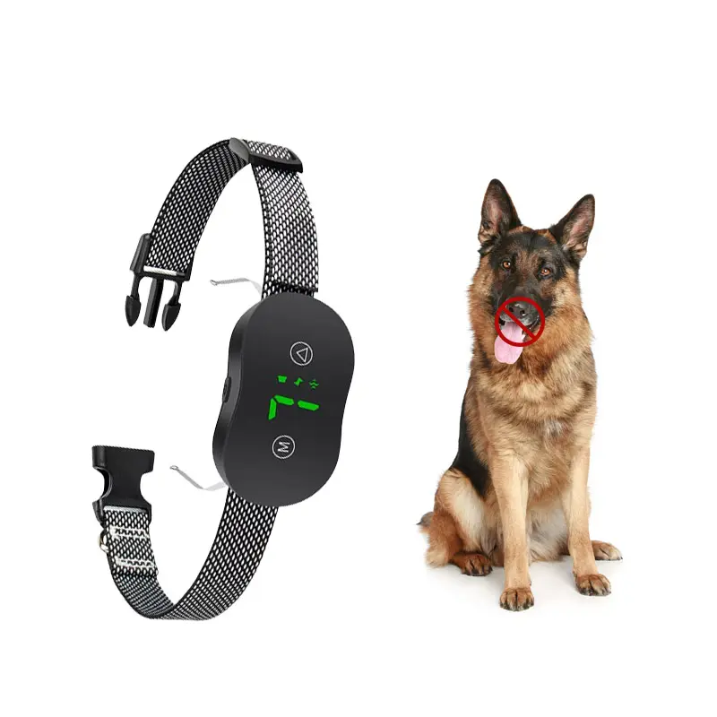 Anti Bark Hunde halsband Recargable Collar Sound Vibration Kein Schock Trainings gerät