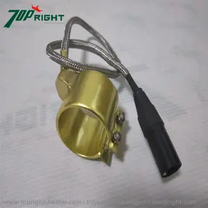 Tahan Suhu Tinggi Kuningan Nozzle Band Heater untuk Injection Molding Mesin Extruder