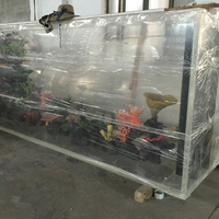 Tailles multiples Nouveau produit Vente à chaud Design unique Mur d'aquarium en acrylique personnalisé
