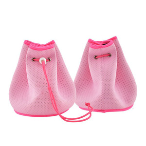 กระเป๋าเป้สะพายหลังหูรูดทำจากยางนีโอพรีนกันน้ำสำหรับผู้หญิงกระเป๋าเครื่องสำอางสำหรับใช้ในห้องน้ำและกระเป๋าแต่งหน้าดีไซน์ตามสั่ง - Product Image 2