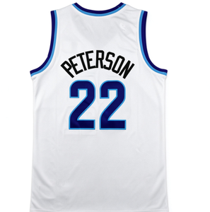 เสื้อแจ๊สบาสเก็ตบอล PETERSON # 22 สต็อกตัน # 12 มาโลน # ชุดกีฬาแขนกุดปักชื่อหมายเลข 32 ตัว - Product Image 4