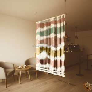 Minimalista Moderna Esfericidade Divisor Macramé <span class=keywords><strong>Wall</strong></span> Hangings Arte Accent Designs Decoração para casa <span class=keywords><strong>Wall</strong></span> <span class=keywords><strong>Decor</strong></span> Luxo para Sala - Product Image 2