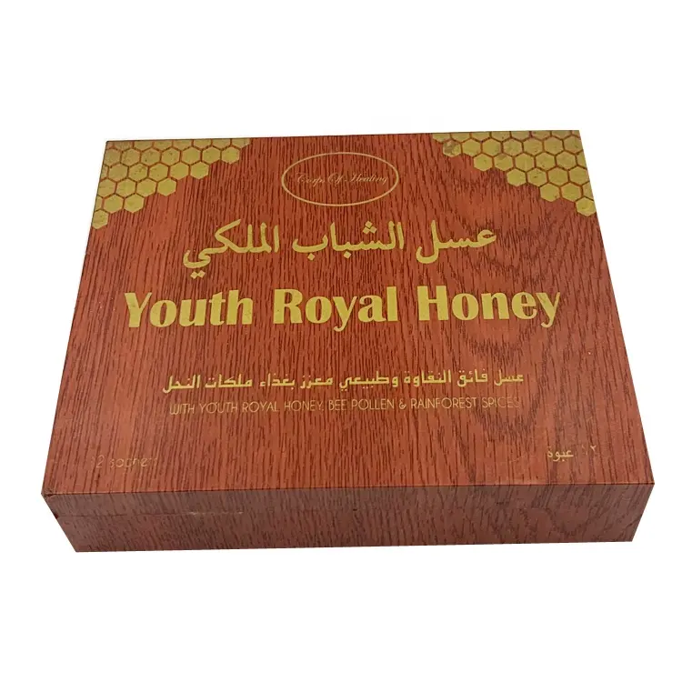 Heißer Verkauf Malaysia Royal Honig Verpackung Geschenk box 12 Beutel