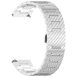 Bracelet Smartwatch de luxe 20mm pour Oppo Watch X OnePlus <span class=keywords><strong>Watch2</strong></span> pour Samsung pour <span class=keywords><strong>Huawei</strong></span> Autres-Bracelet en acier et métal respirant - Product Image 3