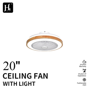 New 20-inch <b>Dimmable</b> <b>Ceiling</b> Fan <b>Light</b> with Remote Control for Bedroom - Product Image 2