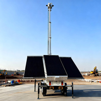 Remolque de Seguridad Solar Móvil con Certificación CE, Monitoreo en Tiempo Real 24/7 para Zonas de Construcción