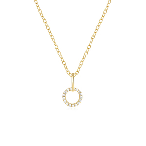 CANNER Vente en gros Nouveaux bijoux Collier Ailes d'Ange Croix en Argent Sterling 925 Pendentif Croix Simple Cercle Fleur Zircon - Product Image 1
