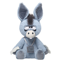 Peluche longue en forme de mouton bleu, coussin de sommeil, cadeau d'anniversaire, coton PP