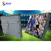 Écran LED imperméable P5 P6.67 P8 P10 960*960mm pour le football, le soccer, les sports, les panneaux de signalisation périmétriques en extérieur, les panneaux de bannières, les panneaux de stade