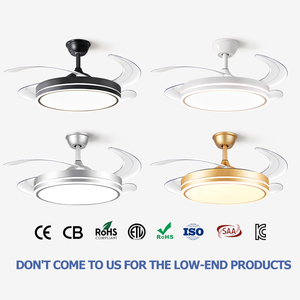 <span class=keywords><strong>Ventilador</strong></span> <span class=keywords><strong>de</strong></span> <span class=keywords><strong>Techo</strong></span> Retráctil con Luz LED para Decoración Moderna y Simple <span class=keywords><strong>de</strong></span> Sala <span class=keywords><strong>de</strong></span> Estar o Dormitorio - Product Image 5