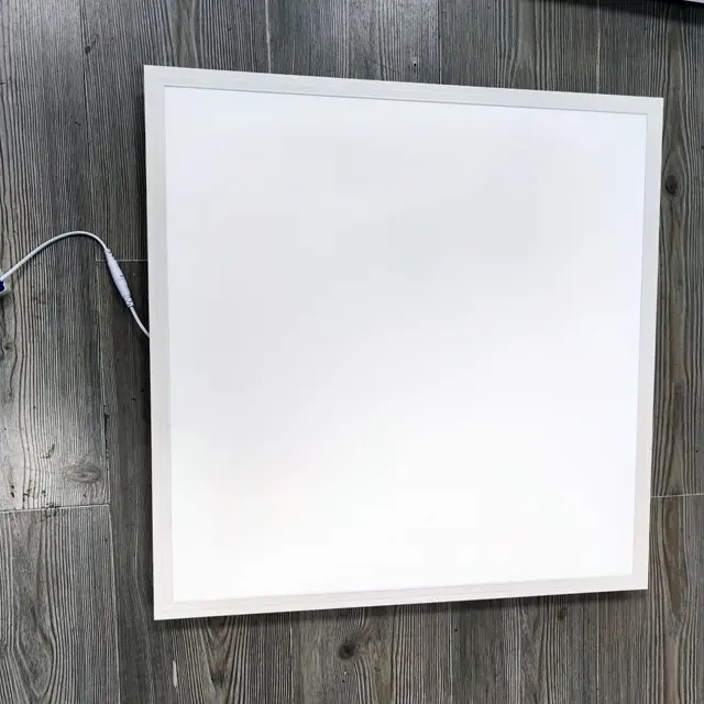 Lâmpada de painel 60*60 2ft * 2ft, luz de painel led para áreas internas embutidas smd2835, alumínio + pc + pmma