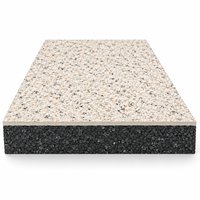 Panneau en mousse de polystyrène expansé, taille personnalisée, panneau d'isolation en polystyrène, installation simple pour l'isolation des murs de maisons modulaires
