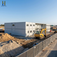 Maison conteneur industrielle démontable de 20 pieds et 40 pieds pour chantier routier Zhonghuan Living