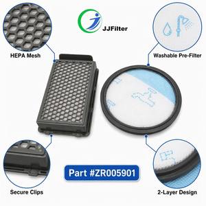 ZR005901 RO3718EA RO3753EA Prefiltro Redondo Lavable Compatible con Aspiradoras <span class=keywords><strong>Rowenta</strong></span> Compact Power Cyclonic, <span class=keywords><strong>Repuestos</strong></span> - Product Image 5