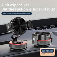Support universel en plastique à ventouse avec rotation à 360° pour écran mobile, fixation magnétique pour voiture et bureau, pince de maintien pour téléphone