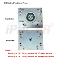 Outil de rénovation de phares DIY, plaque de positionnement universelle pour l'installation de lentilles de projecteur Bi LED