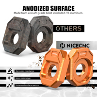 Kit de réglage de tension de chaîne pour essieu arrière de moto NICECNC pour KTM 250 390 Duke 2024-2025 9631098304404A en aluminium anodisé