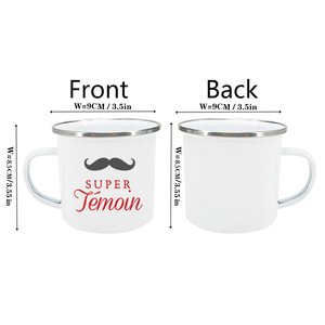 Super Temoin smalto stampato francese tazza <span class=keywords><strong>di</strong></span> addio al nubilato festa tazza <span class=keywords><strong>di</strong></span> caffè damigella migliore uomo campeggio tazze regali <span class=keywords><strong>di</strong></span> nozze per <span class=keywords><strong>testimone</strong></span> - Product Image 3