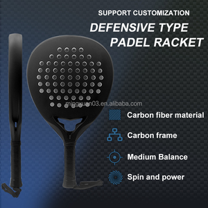 Nueva Llegada, Raqueta de Pádel de Fibra de Carbono 3K 12K 18K Personalizada OEM ODM, Pala de Pádel, Raqueta de Pádel - Product Image 3