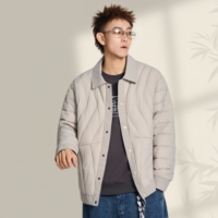 Vestes en duvet pour hommes en gros d'usine, nouvelles vestes d'hiver pour hommes, tendance et polyvalentes, chaudes et résistantes au froid, avec col chaud