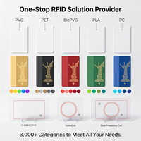 Carte d'accès hôtelière premium avec puce RFID 13,56 MHz, cartes-clés PVC imprimées pour système de sécurité d'accès aux chambres d'hôtes