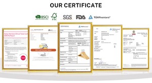 拉维尼亚浴室节省空间多功能木质裤架衣架 - Product Image 6